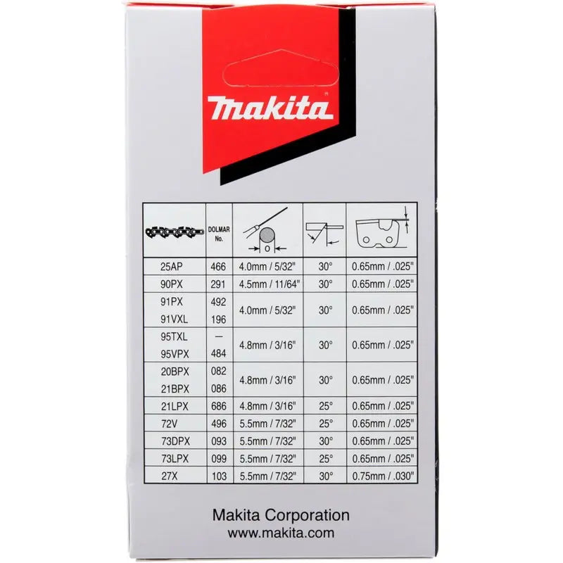 Makita Accessori - Catena di ricambio per sega, lunghezza 11,5 cm 191G95-7
