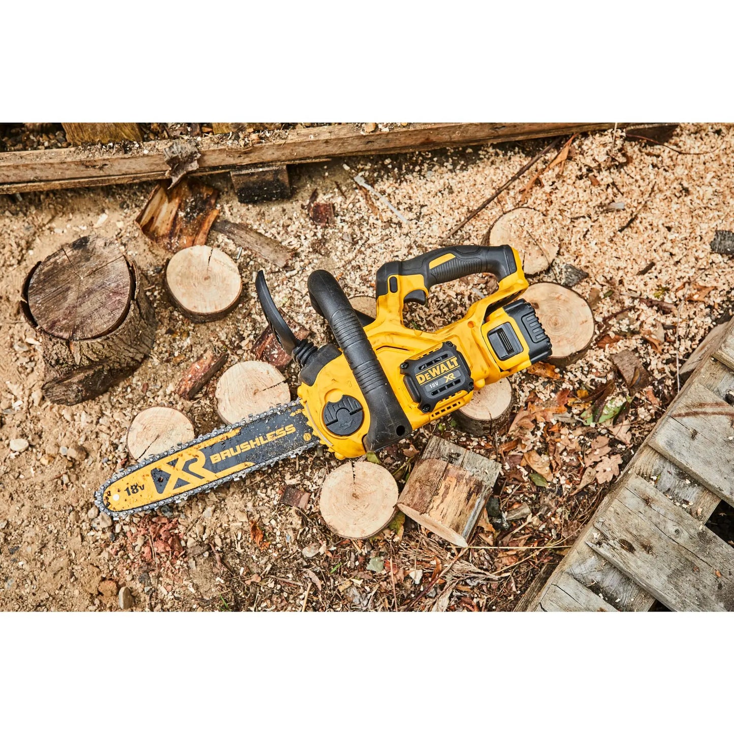 DeWALT  Motosega elettrica AKU 18V, 1x batteria 5,0 Ah XR DCM565P1