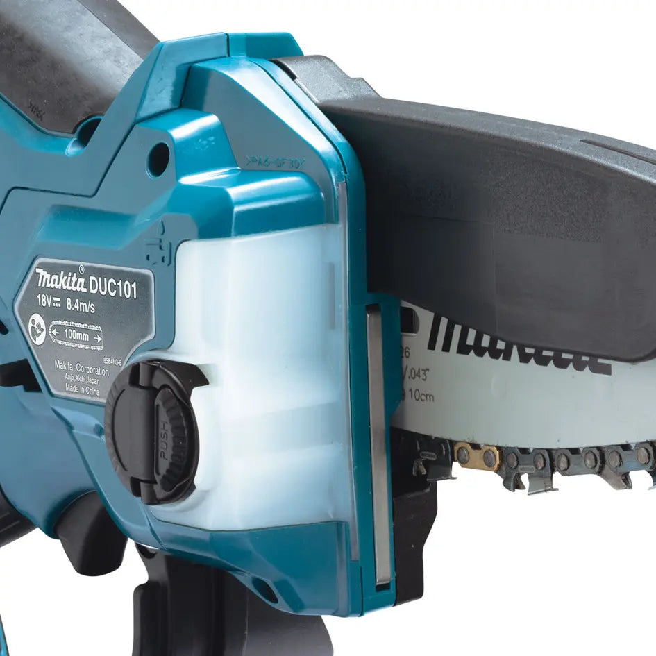 Makita  Motosega da potatura a batteria 18V 10 cm, senza batteria e caricabatterie DUC101Z01